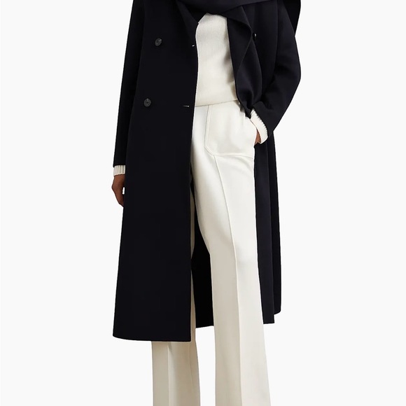 Reiss Jackets & Blazers - Reiss Navy Wool Coat for Women US8
